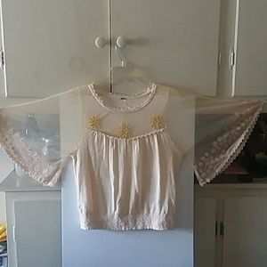 Free People Gauze n Lace